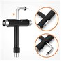 JUHONNZ Outils de Skate,Outils de Skate Tout-en-Un Accessoire d'outil de Planche à roulettes en T avec Tournevis Cruciforme de T