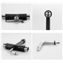 JUHONNZ Outils de Skate,Outils de Skate Tout-en-Un Accessoire d'outil de Planche à roulettes en T avec Tournevis Cruciforme de T