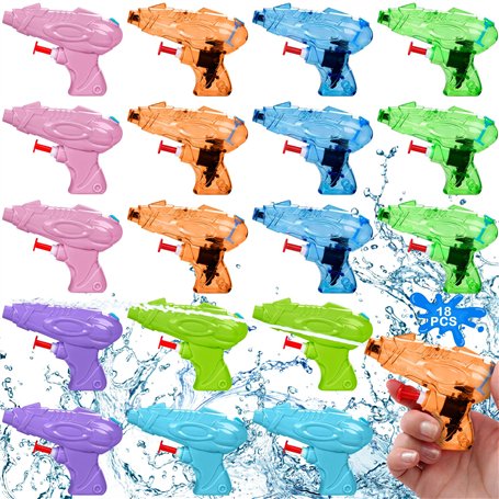 FAMKEEP 18pcs Petit Pistolet à Eau
