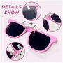 FUIPVGI 2 Pièces Clip Lunettes de Soleil Enfant Clip Lunettes de Soleil Polarisées Clip Lunettes Polarisant Pour Garçons et Fill