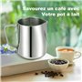 Pichet à Lait en Acier Inox 304 de 350 ml/12 oz