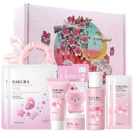 HASAIKA® Sakura Ensemble De Soins De La Peau