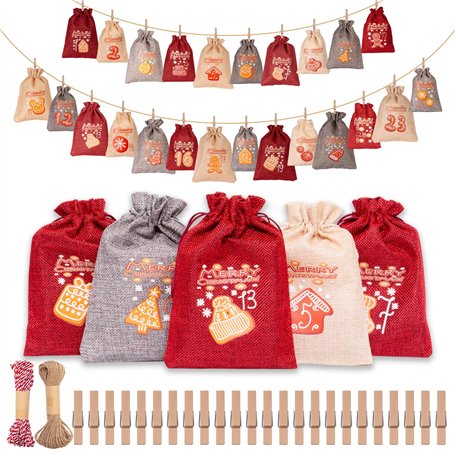 Calendrier de l'Avent Vide a Remplir