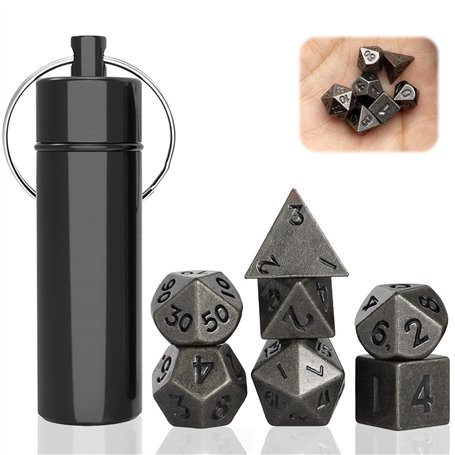 Uirheurd 7 Pièces Ensemble de Mini Dés