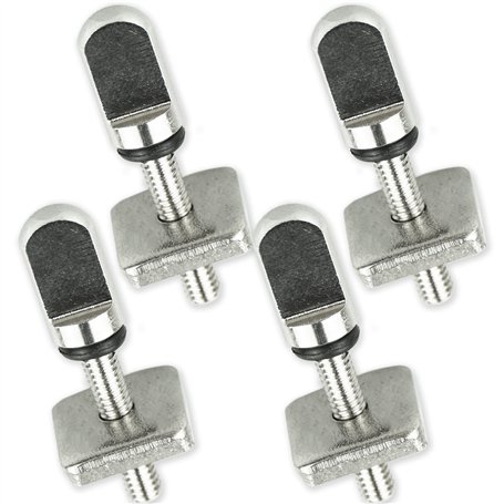 SZCXDKJ Lot de 4 vis en acier inoxydable pour aileron de planche de surf - Accessoires de rechange pour planche longue