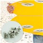 SZCXDKJ Lot de 4 vis en acier inoxydable pour aileron de planche de surf - Accessoires de rechange pour planche longue, SUP gonf
