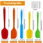 Lot de 5 Spatules en Silicone avec Noyau Métallique – Flexibles, Résistantes à la Chaleur et Anti-Adhésives Spatule Silicone – S