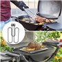 WOZLO Grille Barbecue，Barbecue，Weber Accessoires Barbecue，Élément Chauffant de Remplacement pour Barbecue, Compatible 66631 (rég