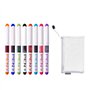 TAFACE Lot de 8 stylos de couleur avec 1 étui à stylo
