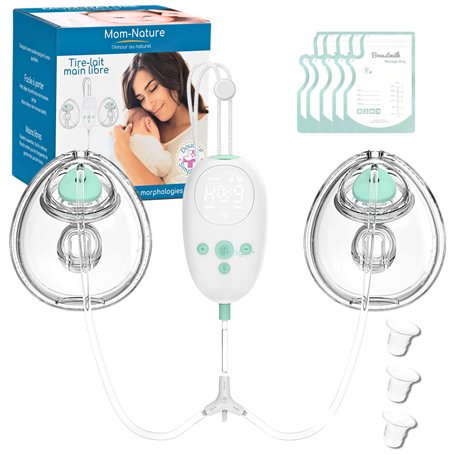 Tire-Lait Électrique Mains Libres Haut de Gamme – Pompe Allaitement Portable