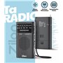 Radio Portable Petite à Piles Transistor FM AM avec Écouteurs Kit d'urgence avec Excellente Réception Petit Syntoniseur de Poche