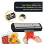 Machine à emballer sous vide MegaWise | Nouvelle version 2025 | Puissance d'aspiration de 80 kPa | Sacs et coupe-aliments inclus