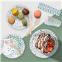 Komicea Vaisselle Jetable Anniversaire Vert, 161 PCS Assiette Jetable Anniversaire, Party Vaisselle Kit Assiette Gobelet et Serv