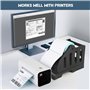 MumdoYAL Porte-étiquette Thermiques, Support Etiquettes pour Bureau, Accessoires pour Imprimante Thermiques,Distributeur Etiquet