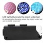 Microscope de Poche, 60-100X Réglable LED Éclairé Microscopes Poche Loupe Portable Loupe pour Observation, Mini Microscope Porta