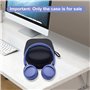Étui de protection pour casque Bluetooth sans fil Sony WH-CH520 WH-CH510 - Robuste - Noir