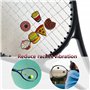 OHYER 6 PCS Amortisseurs Tennis en Silicone Amortisseur de Raquette de Tennis Anti Vibration Tennis Amortisseur Tennis Vibration