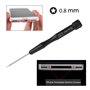 Uacen Lot de 3 tournevis pentalobe 5 points 0,8 1,2 1,5 ou P2 P5 P6 ou TS1 TS4 TS5 pour Apple iPhone Macbook Pro Air