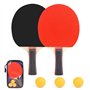 Raquette de Ping-Pong Raquette Ping Pong Raquette Tennis de Table Set de Tennis de Table avec 2 Raquette de Ping Pong 3 Balle de