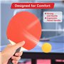 Raquette de Ping-Pong Raquette Ping Pong Raquette Tennis de Table Set de Tennis de Table avec 2 Raquette de Ping Pong 3 Balle de