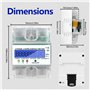 Compteur Electrique Triphasé Numérique Compteur D'Energie Electrique Courant Triphasé 4 Fils Compteurs à Rail Din Compteur Élect