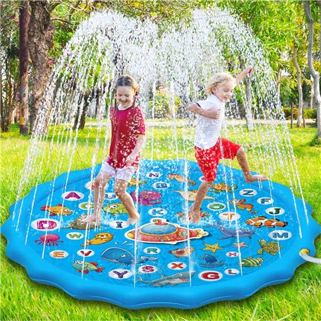 Paochocky 170cm Tapis Enfant de Jet d'eau