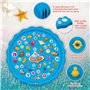 Paochocky 170cm Tapis Enfant de Jet d'eau, Tapis De Pulvérisation D'éclaboussure d'eau Splash Sprinkle Play Mat pour Activités d