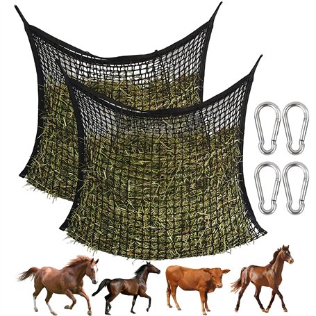 Vegena 2pcs Filet À Foin Pour Chevaux