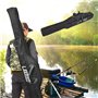 BORDEAG Sac De Canne A Pêche,3 Couches 150 CM Sacs De Canne A Pêche Portable,Housse Cannes A Pêche,Sac De Pêche Pôle Tackle Cas 