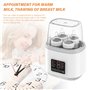 Chauffe Biberon, Chauffe Biberon Portable pour Lait Maternel, 8 Modes de Fonctionnement Chauffe-Biberons, Chauffe Biberon Mam Co