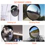 Lectorias Ø30cm Miroir Convexe de Surveillance, Miroir Routier Sortie Garage Exterieur, Miroir de rue Interieur pour Decoration