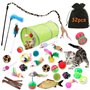 TOPSEAS Kit Jouet Chats Animaux Domestiques Toys pour Chaton Minou