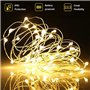 10m 100 LED Guirlande Lumineuse a Pile