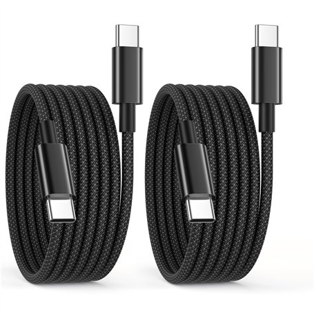Câble USB C vers USB C 3M/Lot de 2