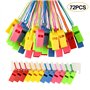 FEPITO 72 sifflets en Plastique colorés