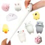 Amaza 36Pcs Squishy Kawaii Petit Animaux Anti Stress Reliever Jouet (Multicolore)