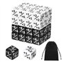 MumdoYAL 48 PCS Compteurs de Dés(Noir+Blanc)