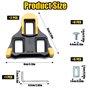 1 paire de crampons pour chaussures de vélo - Avec accessoires de montage (jaune)