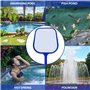 Jsdoin épuisettes de Surface pour Piscine, Filet de Piscine, épuisette Piscine avec 120CM Télescopique Réglable pour Nettoyer la