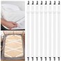 Farerkass Lot de 8pcs Tendeur Drap Housse Élastique