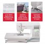 SINGER Quantum Stylist 9960 Computerized Portable Sewing Machine with 600-Stitches Electronic Auto Pilot Mode, Extension Table a