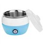Yaourtière, 1L Ménage Automatique Électrique Yaourt Yaourtière DIY Fabricant En Acier Inoxydable Conteneur Intérieur(Bleu)