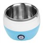 Yaourtière, 1L Ménage Automatique Électrique Yaourt Yaourtière DIY Fabricant En Acier Inoxydable Conteneur Intérieur(Bleu)