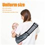 Porte-Bébé Latéral, Porte-Bébé Respirant, Porte Bebe Hanche, Écharpe de Portage Porte Enfant réglables, convient aux bébés et au
