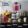 AMZCHEF 2-EN-1 Blender Mixeur 1800W | Blender Professionnel 1,85L et Mini Mixeur Smoothie 600ml | Blender Mixeur Puissant avec P