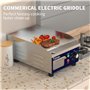 TAIMIKO Plancha Électrique Professionnelle Plaque de barbecue en Acier Inoxydable Plaque de Gril en Fonte lisse 50-300 ℃