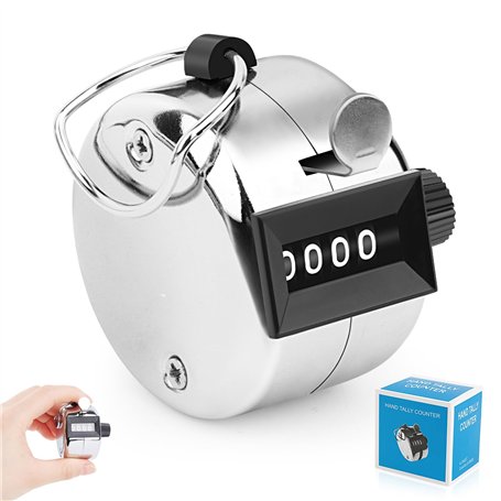 UKOFEW Compteur à cliquer 4 Chiffres，Compteurs Manuels，Click Compteur