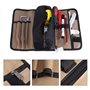 DEWIN Trousse Outils,Rolling Tool Bag Sacoche a Outil Enroulable Durable Imperméable Électricien de Toile Rouler Sacs Trousse Sa