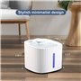 SINZUX Fontaine à Eau pour Chat Chien 3L, Distributeur Eau pour Chat Silencieux avec LED Fenêtre de Niveau d'eau, 3 Filtre à Cha