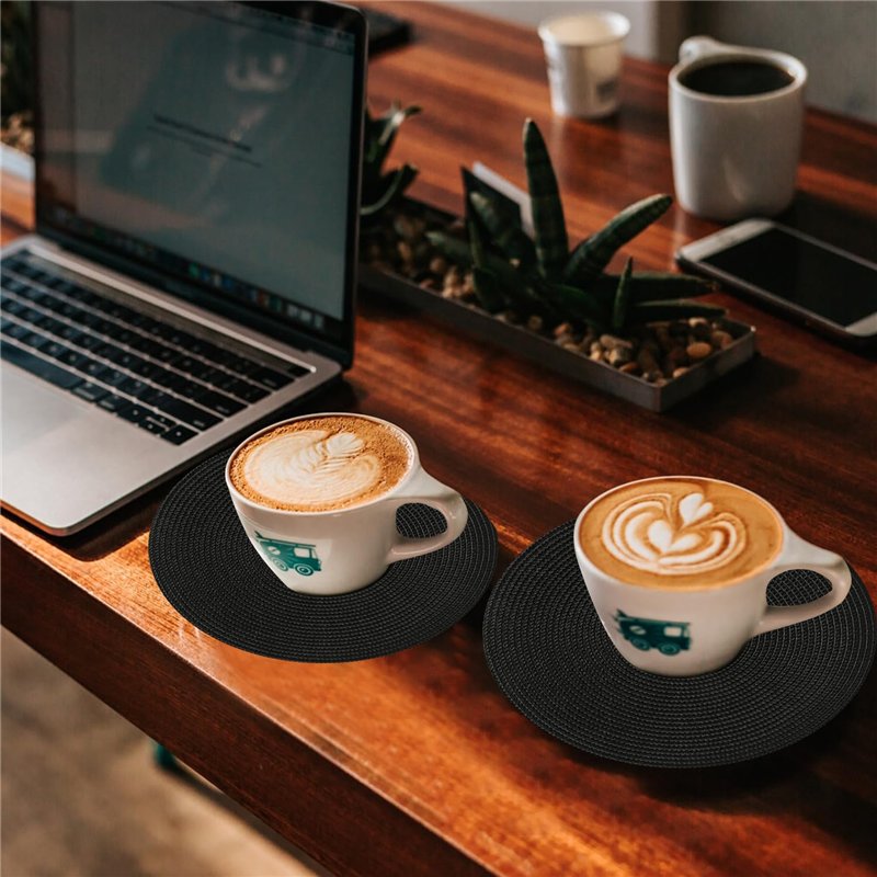 VIVIIHOO Lot de 2 bougeoirs en métal noir pour bougies piliers, design élégant pour décoration de table et dîner aux chandelles